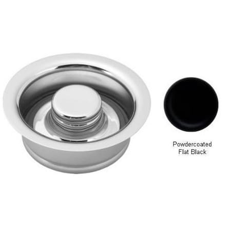 In-Sink-Erator Disposal Flange And Stopper - Powder Coat Flat Black